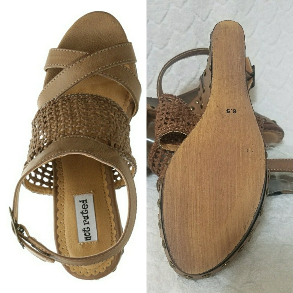 ⚘️Not Rated Coralie Faux Leather Studded Sandals - Picture 6 of 8